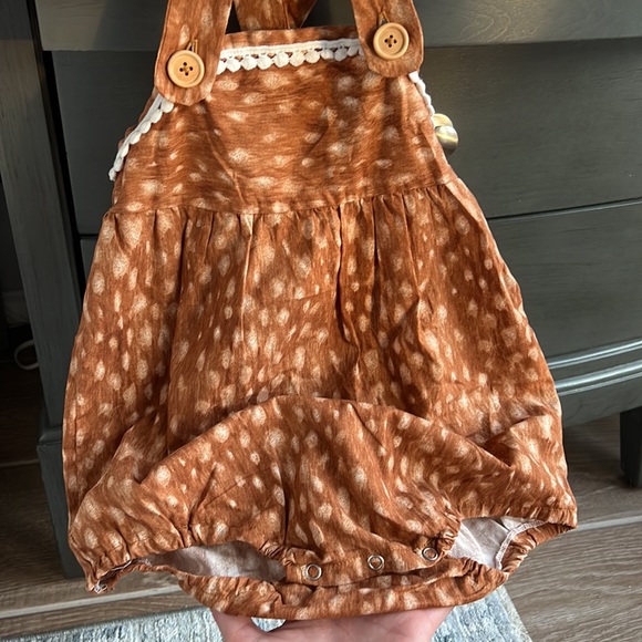 Esther and Jo Bespoke Fawn Romper 🦌🤎 - Picture 8 of 16
